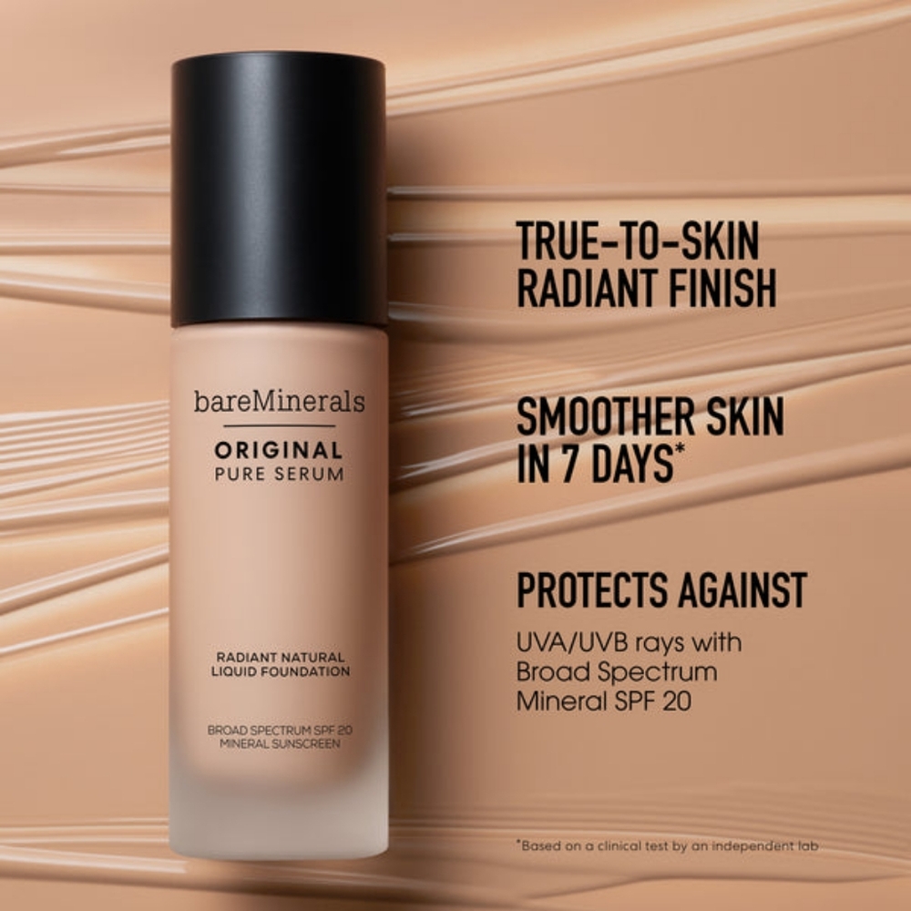 bareMinerals - ORIGINAL Pure Serum Radiant Foundation Mineral SPF20 Neutral2 - Picture 5 of 6